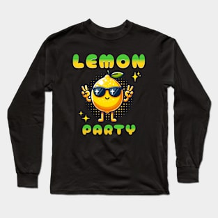 Cute Lemon Party Long Sleeve T-Shirt